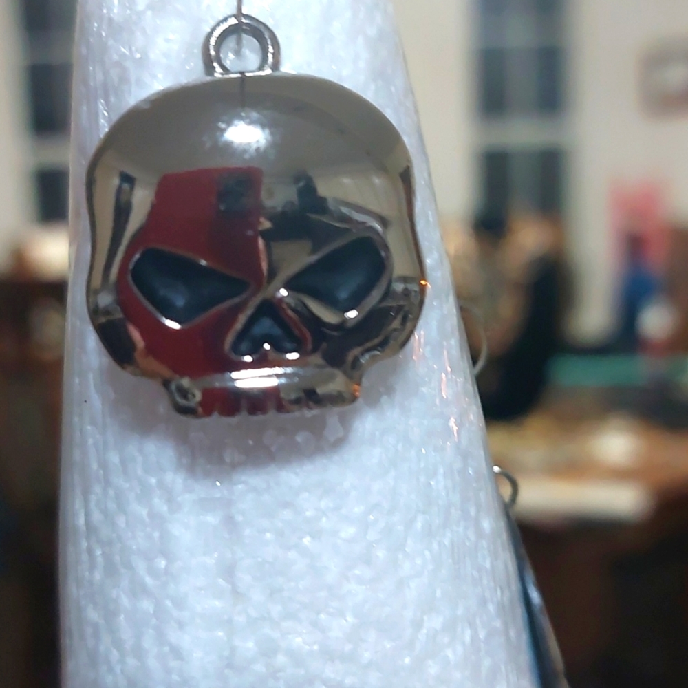 Harley Davidson Skull Pendant.